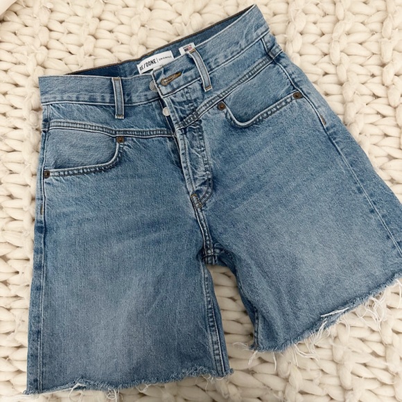 Re/Done Pants - Re/Done Denim Jean Shorts Size 25
